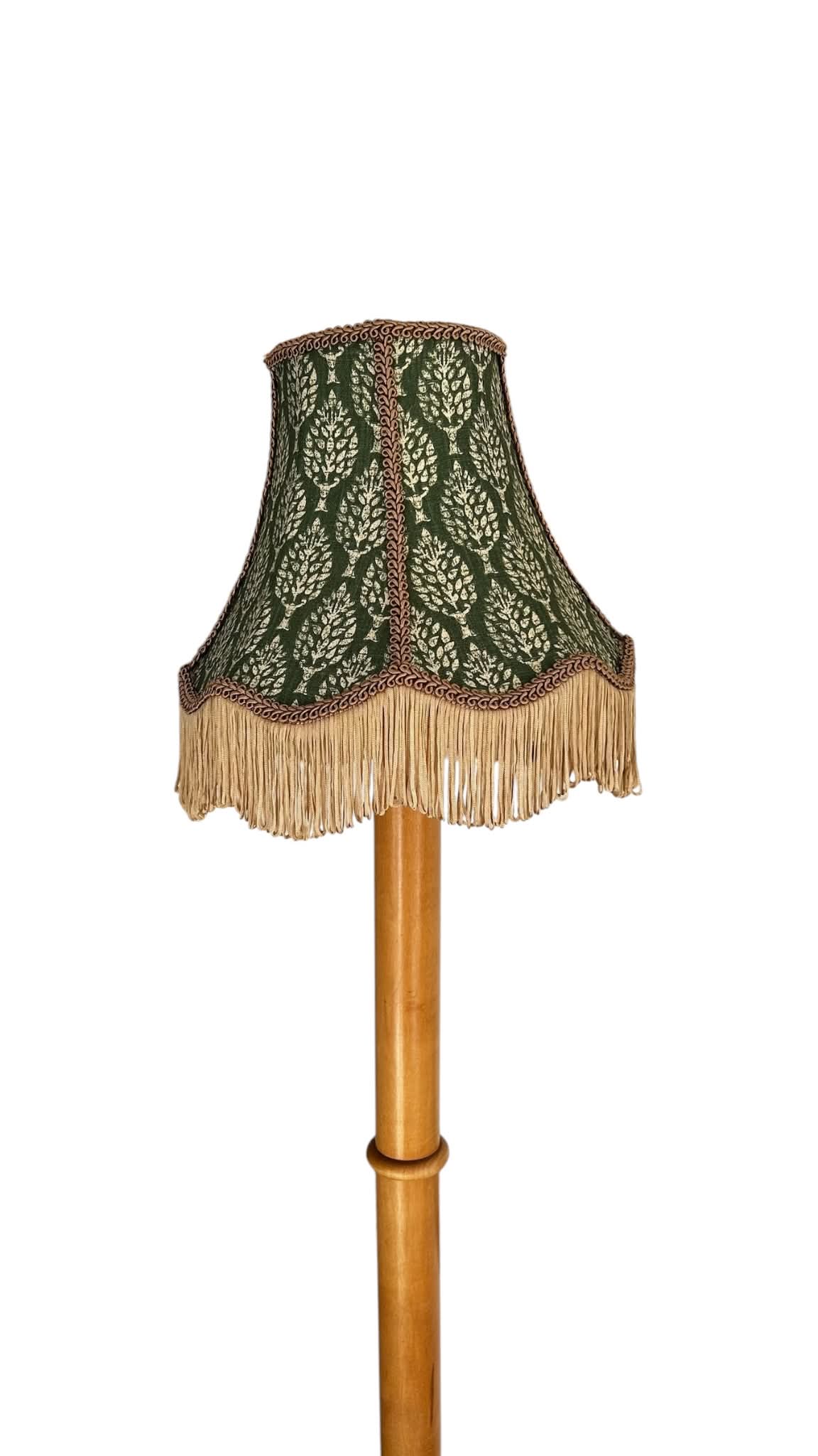 Green Leaf Hand Sewn Lamp Sahde