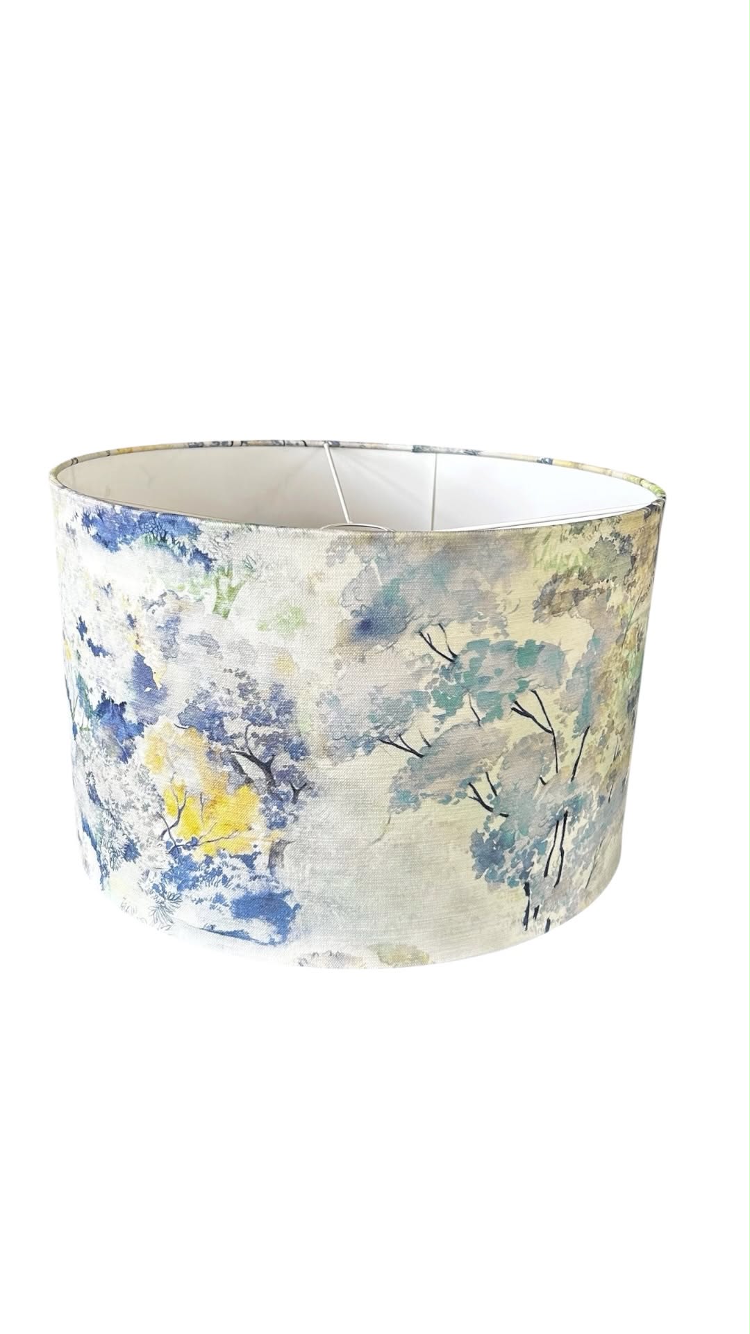 Floral Pattern Drum Lampshade – 40cm