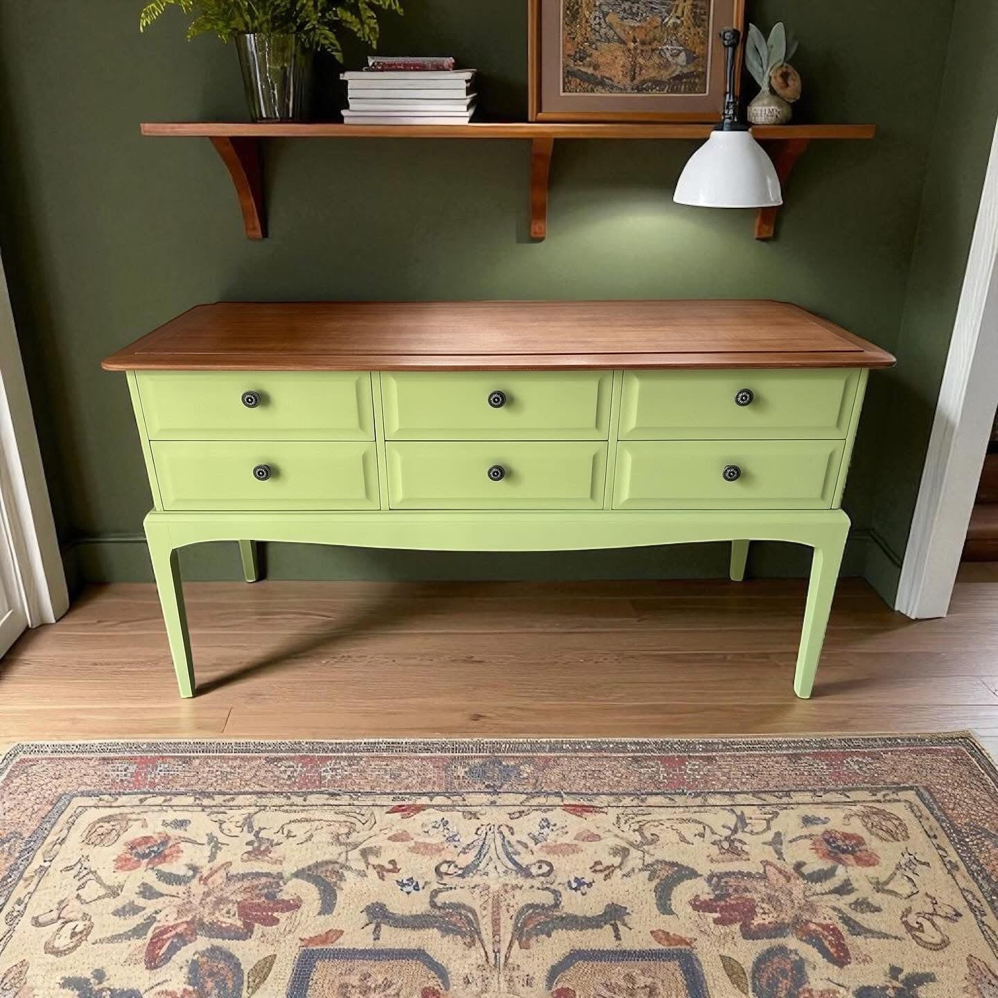6 Draw Stag Dressing Table