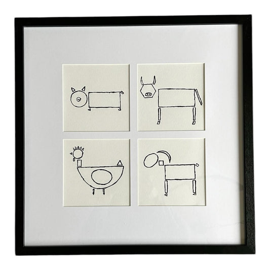 Set of 4 Animal
