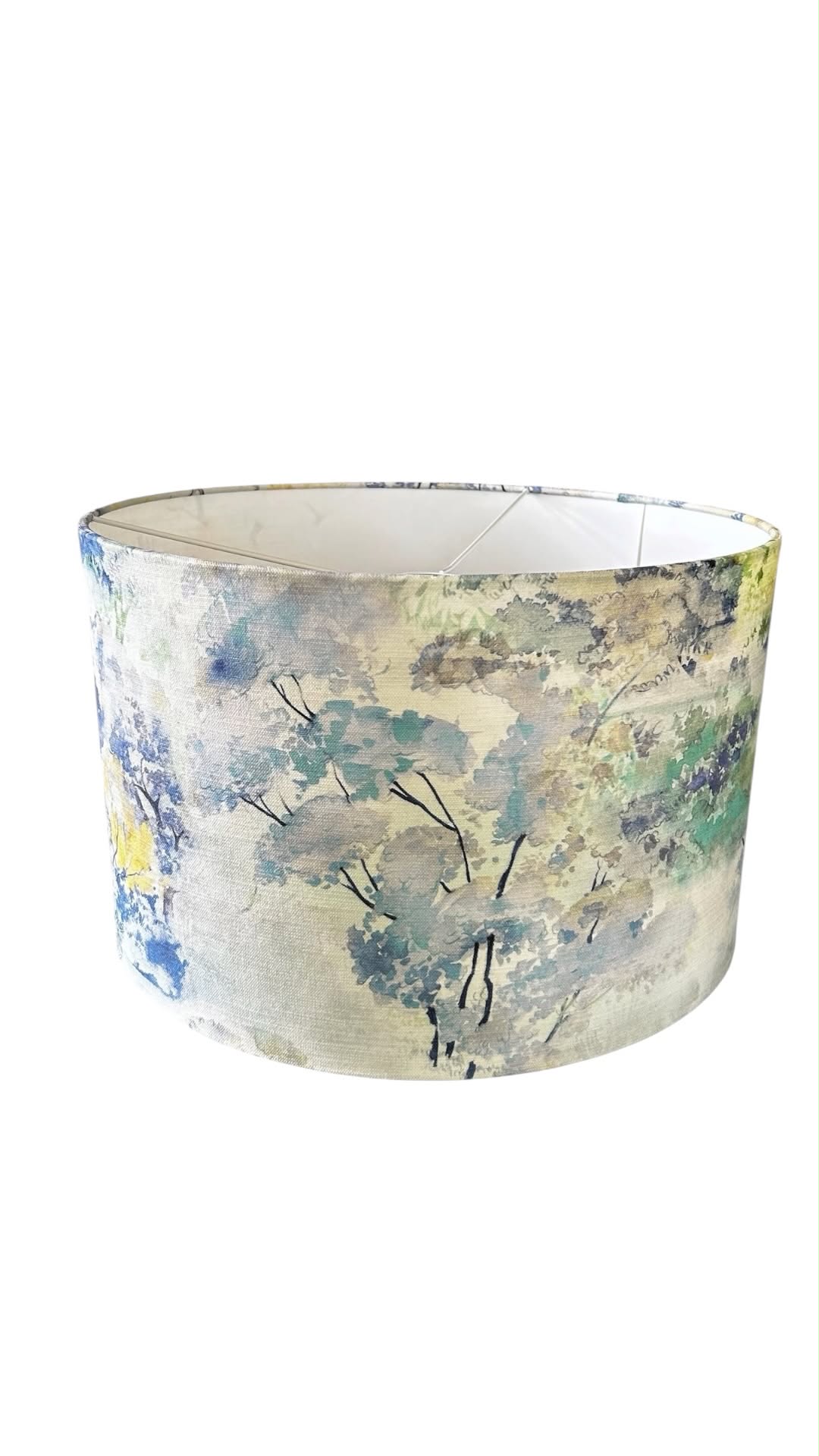 Floral Pattern Drum Lampshade – 40cm