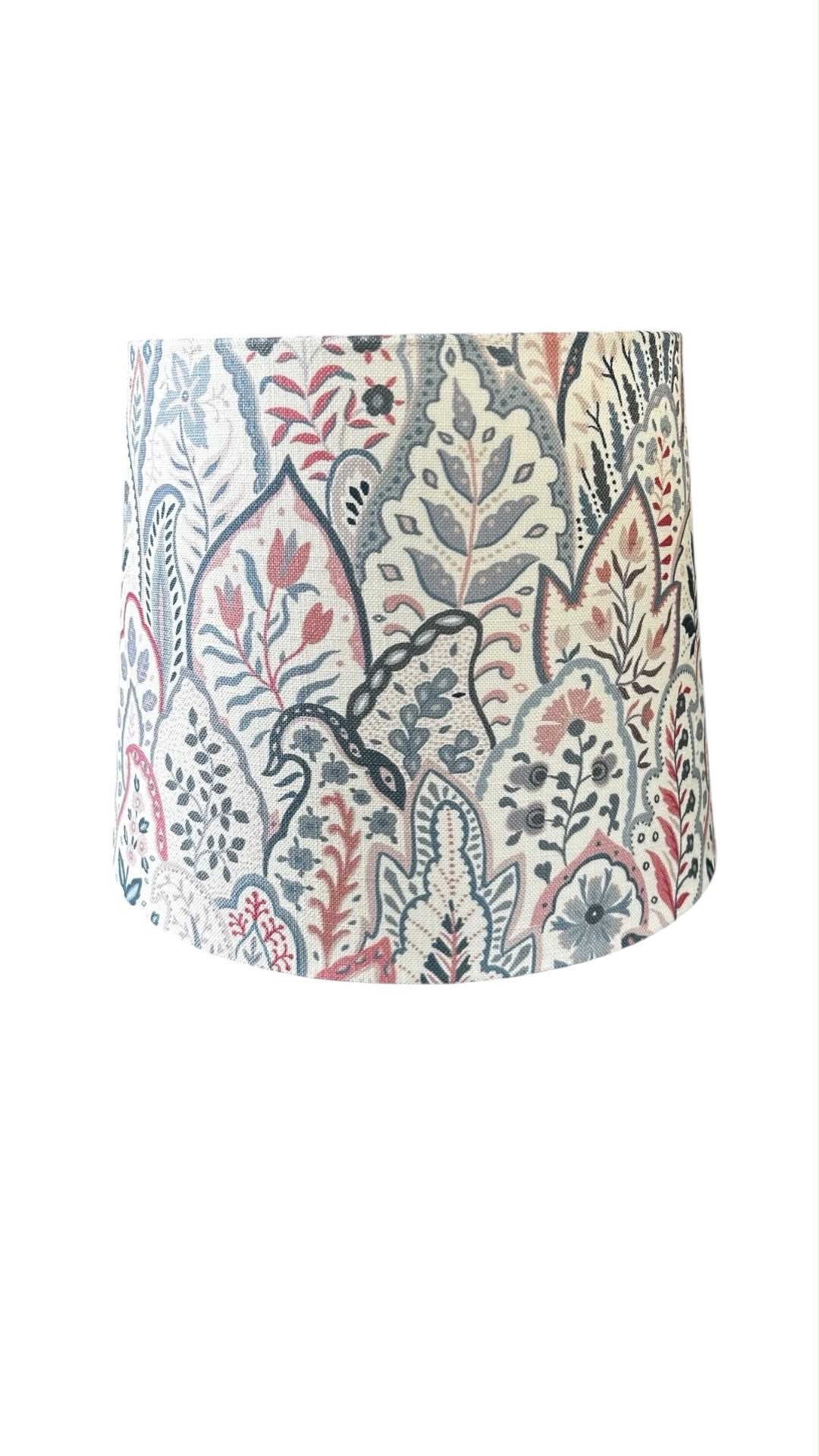 Pastel Leaf & Floral Duplex Empire Lampshade – 25cm