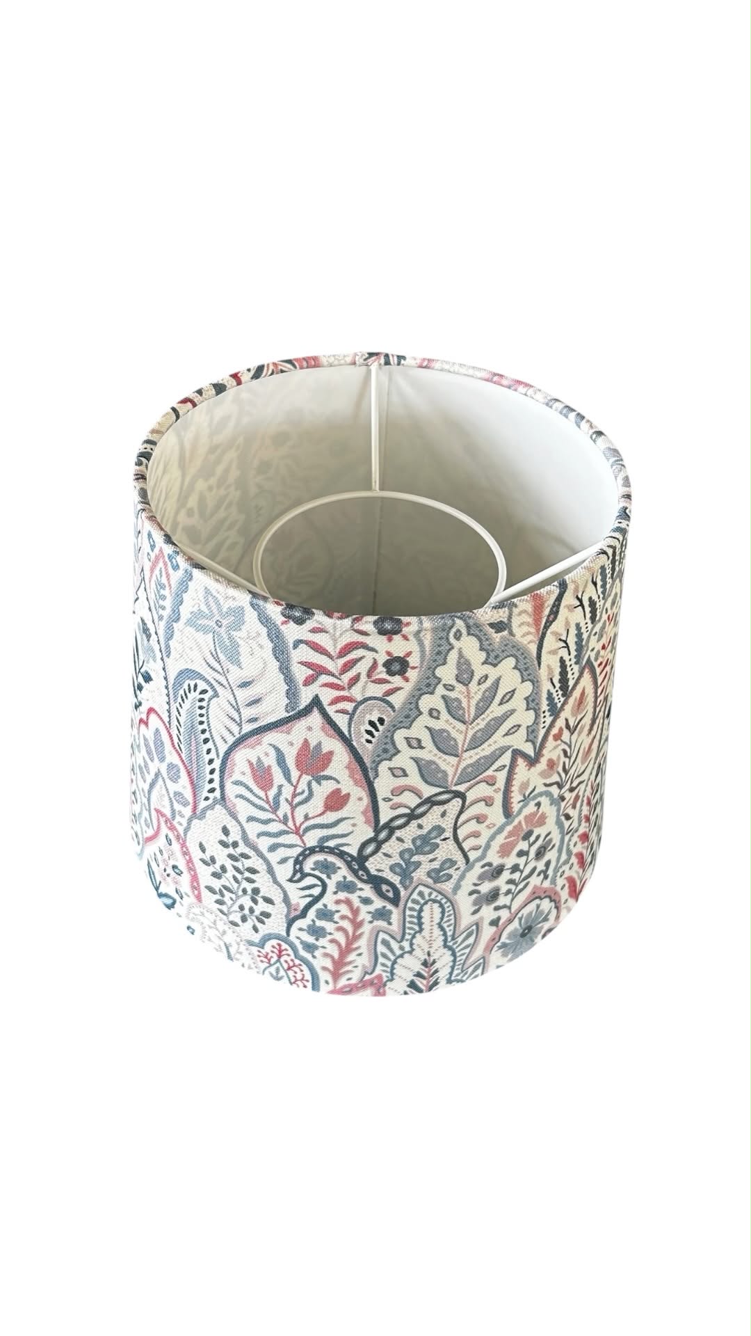 Pastel Leaf & Floral Duplex Empire Lampshade – 25cm